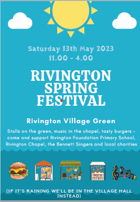 Rivington Spring Festival 13th May 2023